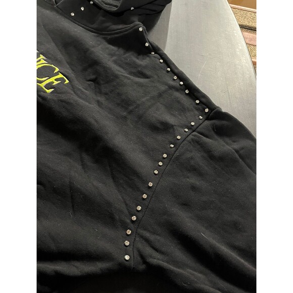 Beetlejuice x Forever21 Rhinestone Never Trust The Living Graphic Hoodie Size S - Picture 8 of 9